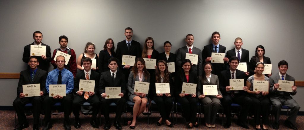 Alpha Pi Mu Initiates 96th Pledge Class | UF Department of Industrial ...