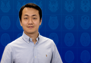 Hongcheng Liu profile picture, superimposed over brain scans