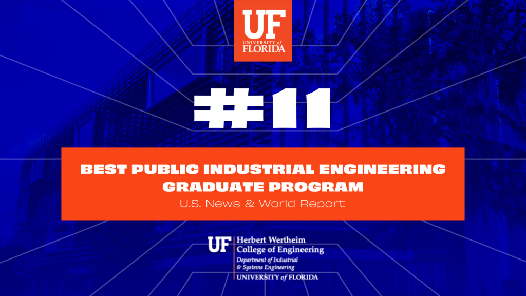 Industrial engineering graduate program ranks No. 11
